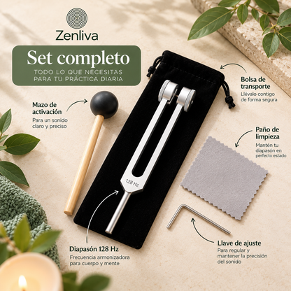 Diapasón Terapéutico Zenliva™ 128 Hz