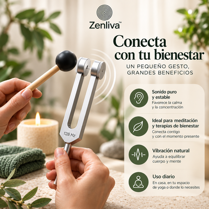Diapasón Terapéutico Zenliva™ 128 Hz
